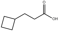 3-环丁基丙酸 结构式