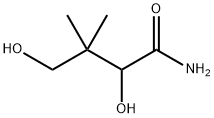 2,4-二羟基-3,3-二甲基丁酰胺 结构式