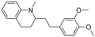 1,2,3,4-Tetrahydro-2-(3,4-dimethoxyphenethyl)-1-methylquinoline 结构式