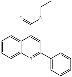 ethyl 2-phenylquinoline-4-carboxylate 结构式