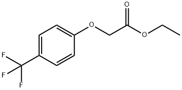 2-[4-(三氟甲基)苯氧基]乙酸乙酯 结构式
