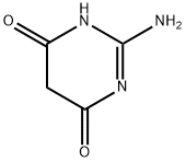 2-氨基-4,6(1H,5H)-嘧啶二酮 结构式