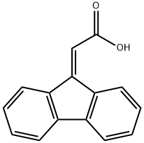 9-亚芴基乙酸 结构式