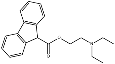 9H-fluoren-9-yl 3-diethylaminopropanoate 结构式