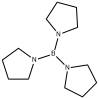 三(四氢吡咯)硼烷 结构式