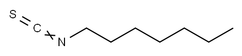 1-异硫代氰酸庚酯 结构式