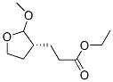 3-Furanpropanoicacid,3-ethyltetrahydro-2-methoxy-,(3R)-(9CI) 结构式