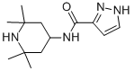 N-(2,2,6,6-四甲基哌啶-4-基)-1H-吡唑-3-甲酰胺 结构式