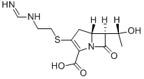 (5R,6S)-2-(二苯氧基磷酰氧基)-6-((1R)-1-羟基乙基)-7-氧代-1-氮杂双环[3.2.0]庚-2-烯-2-羧酸对硝基苯甲醇酯 结构式
