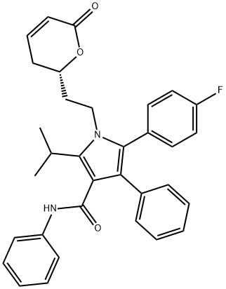 阿托伐他汀脱氢内酯 结构式