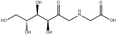 N-(1-脱氧-D-果糖-1-基)甘氨酸 结构式