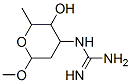 1-(3-HYDROXY-6-METHOXY-2-METHYLTETRAHYDRO-2H-PYRAN-4-YL)GUANIDINE 结构式