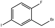 2-(溴甲基)-1-氟-4-碘苯 结构式