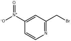 2-溴甲基-4-硝基吡啶 结构式
