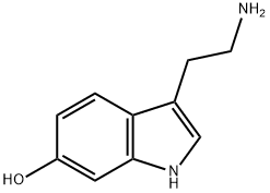 6-羟基吲哚乙胺 结构式