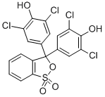 4,4'-(3H-2,1-苯并恶硫羟-3-亚基)双(2,6-二氯苯酚)-S,S-二氧化物 结构式