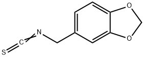 1,3-苯并二氧醇-5-基甲基异硫氰酸酯 结构式