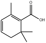 2,6,6-Trimethyl-1,3-cyclohexadiene-1-carboxylic acid 结构式