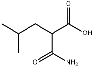 Pentanoic  acid,  2-(aminocarbonyl)-4-methyl- 结构式