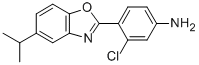 3-CHLORO-4-(5-ISOPROPYL-1,3-BENZOXAZOL-2-YL)ANILINE 结构式