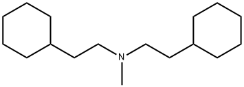 N-(2-Cyclohexylethyl)-N-methyl-2-cyclohexylethanamine 结构式
