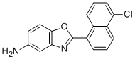 2-(5-CHLORO-1-NAPHTHYL)-1,3-BENZOXAZOL-5-AMINE 结构式