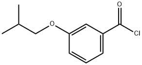 3-异丁氧基苯甲酰氯 结构式