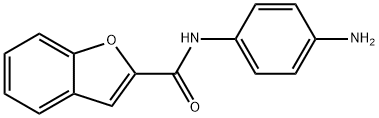 苯并呋喃-2-羧酸(4-氨基-苯基)-酰胺 结构式