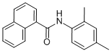 N-(2,4-dimethylphenyl)-1-naphthamide 结构式