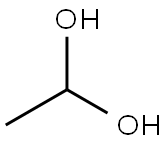 1,1-乙二醇 结构式