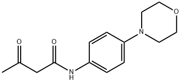 4'-morpholinoacetoacetanilide 结构式