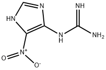 1-(5-硝基-1H-咪唑基-4-基)胍 结构式