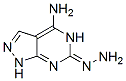 6H-Pyrazolo[3,4-d]pyrimidin-6-one,4-amino-1,5-dihydro-,hydrazone(9CI) 结构式