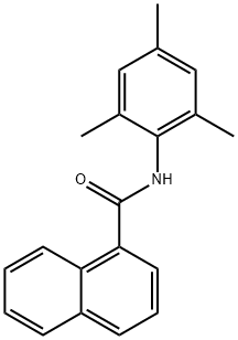 N-mesityl-1-naphthamide 结构式