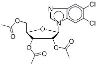 5,6-Dichloropurine-1-(2,3,5-tri-O-acetyl-β-D-ribofuanosyl)-1H-benziMidazole 结构式