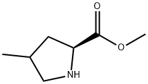 L-Proline, 4-methyl-, methyl ester (9CI) 结构式