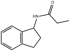 Propanamide,  N-(2,3-dihydro-1H-inden-1-yl)- 结构式