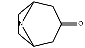 8-Methyl-8-azabicyclo[3.2.1]oct-6-en-3-one 结构式