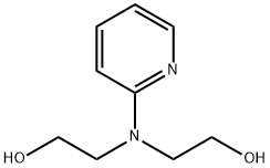 bis-(2-hydroxy-ethyl)-[2]pyridyl-amine 结构式