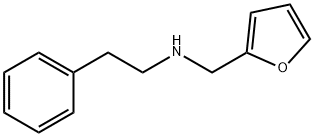 N-(呋喃-2-基甲基)-2-苯基乙胺 结构式