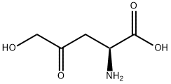 2-Amino-5-hydroxylevulinic acid 结构式