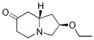 7(1H)-Indolizinone,2-ethoxyhexahydro-,(2R,8aS)-(9CI) 结构式