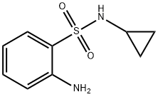 2-氨基-N-环丙基-苯磺酰胺 结构式