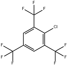 2-氯-1,3,5-三(三氟甲基)苯 结构式