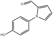 1-(4-羟苯基)-1H-吡咯-2-甲醛 结构式