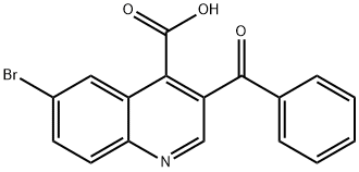 3-BENZOYL-6-BROMO-QUINOLINE-4-CARBOXYLIC ACID