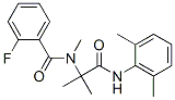 Benzamide, N-[2-[(2,6-dimethylphenyl)amino]-1,1-dimethyl-2-oxoethyl]-2-fluoro-N-methyl- (9CI) 结构式