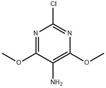 2-CHLORO-4,6-DIMETHOXY-5-PYRIMIDINAMINE 结构式