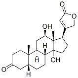 (5beta)-12,beta,14-dihydroxy-3-oxocard-20(22)-enolide 结构式