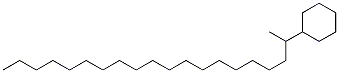 2-Cyclohexylicosane 结构式